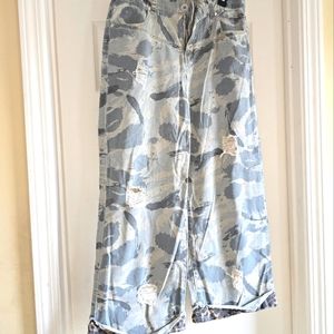 POL Wide Leg Camo Pants